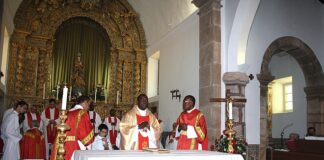 Padre Jesús Ejocha celebrou a missa nova em Monchique