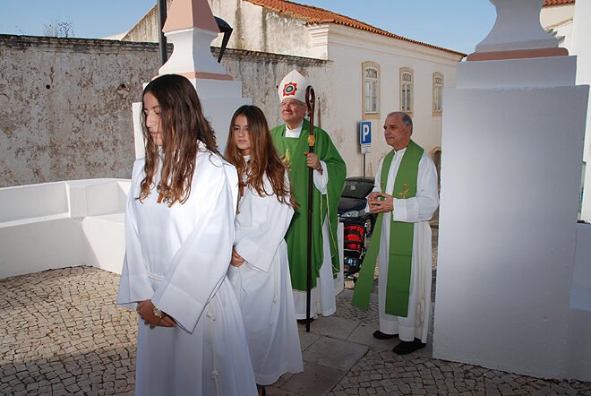 Bispo do Algarve visitou Algoz, Guia e Tunes