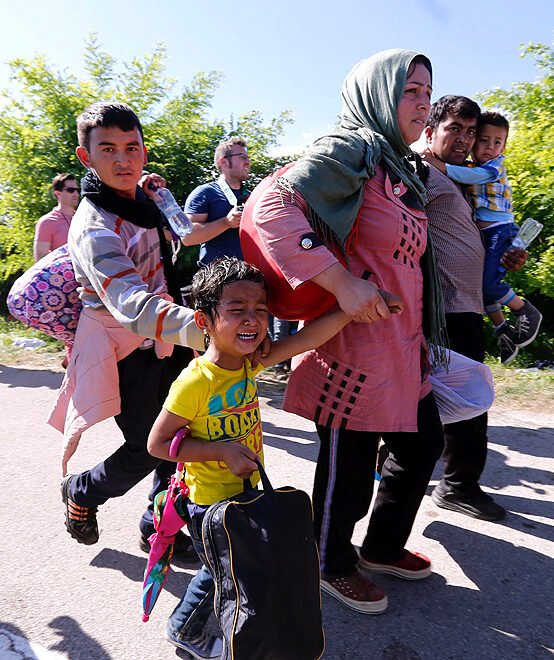 Migrants in Croatia