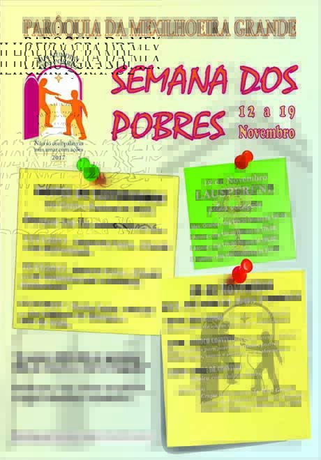 Paróquia da Mexilhoeira Grande promove a “Semana dos Pobres”