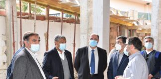 Secretario de Estado, autarcas e Presidente da CCDR visitaram obras de ampliação da Igreja do Montenegro