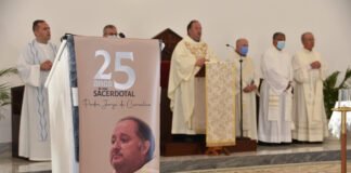 Padre Jorge Carvalho celebrou 25 anos de sacerdócio, os últimos 20 no Algarve