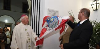 Foram benzidas e inauguradas as obras de recuperação do claustro da igreja de S. Francisco em Faro