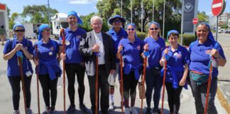 Sete peregrinos algarvios acompanhados pelo padre Nuno Coelho peregrinaram a pé de Montemor a Fátima