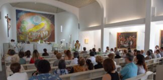 Igreja do Montenegro conta com nova intervenção da artista Lígia Rodrigues