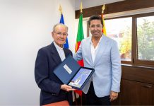 Câmara de Albufeira homenageou hoje o cónego José Rosa Simão, no seu 90.º aniversário