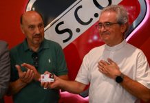 Bispo do Algarve visitou Sporting Clube Olhanense e recebeu cartão de sócio (c/vídeo e fotorreportagem)