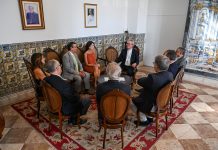 Bispo do Algarve recebeu alguns membros do Corpo Consular acreditado na região